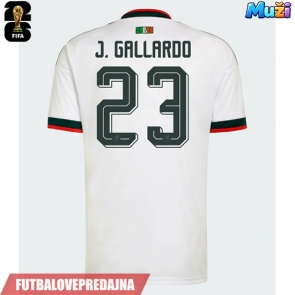 Lacne Muži Futbalové dres Mexiko Jesus Gallardo #23 MS 2026 Krátky Rukáv - Preč